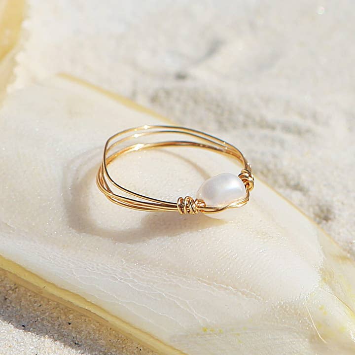 “Galet” ring for wholesale by la plagette sauvage