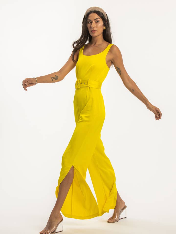 Lo Self Belt Jumpsuit for wholesale by NSR