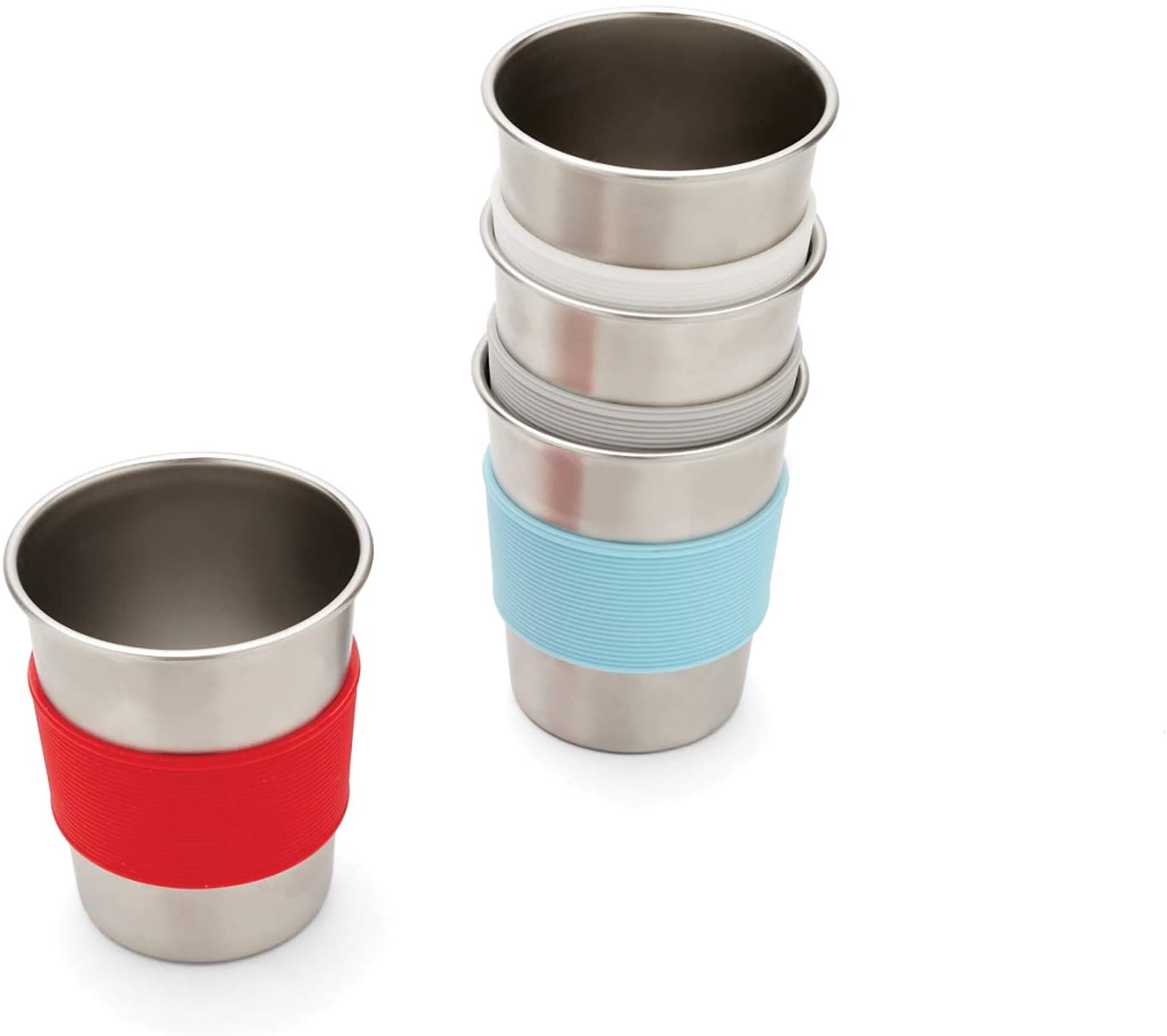 Fox Run Brands - Wholesale Drinking Glass/Cup - Kids & Baby - Red Rover Kids Cup with Silicone Sleeve, Set 4, 10-Ounce11