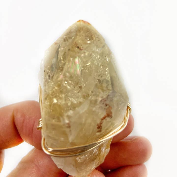 Ariana Ost - Wholesale Pendant/Charm Necklace - Healing Crystal Citrine Ornament