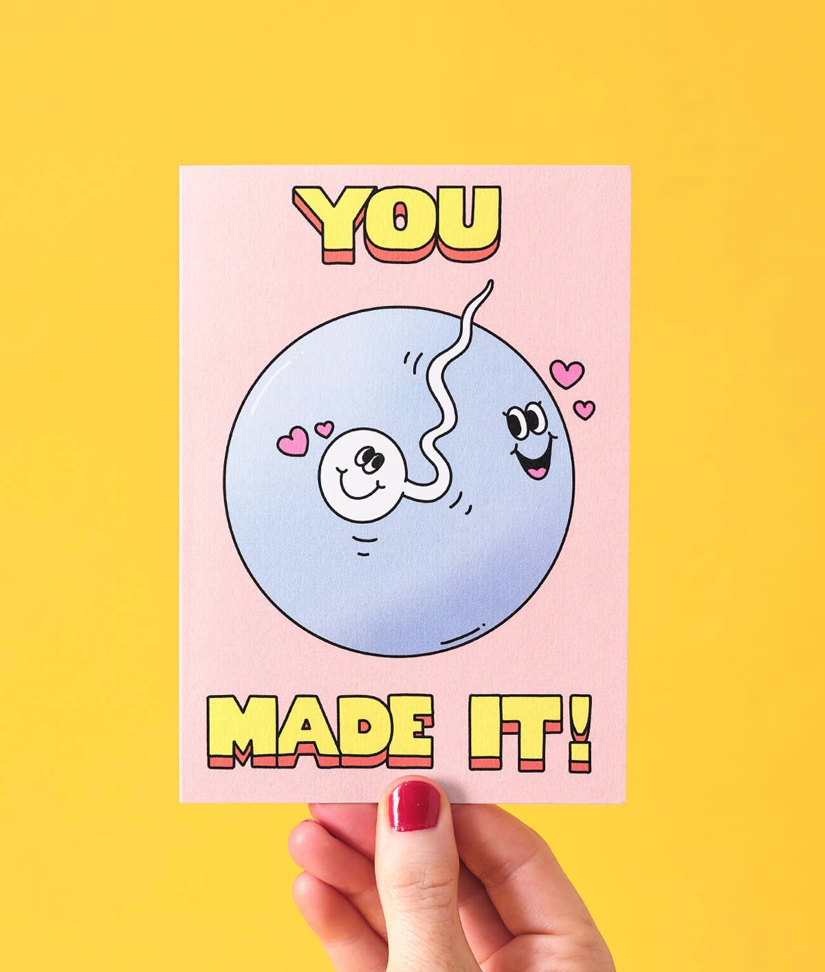 Wrap (US duties paid) – wholesale Baby card – You Made It! Greetings Card0