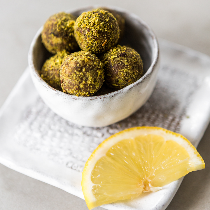 The Protein Ball Co - Wholesale Snack Bar - LEMON & PISTACHIO -  Plant-Based - Protein Balls 10 x 45g6