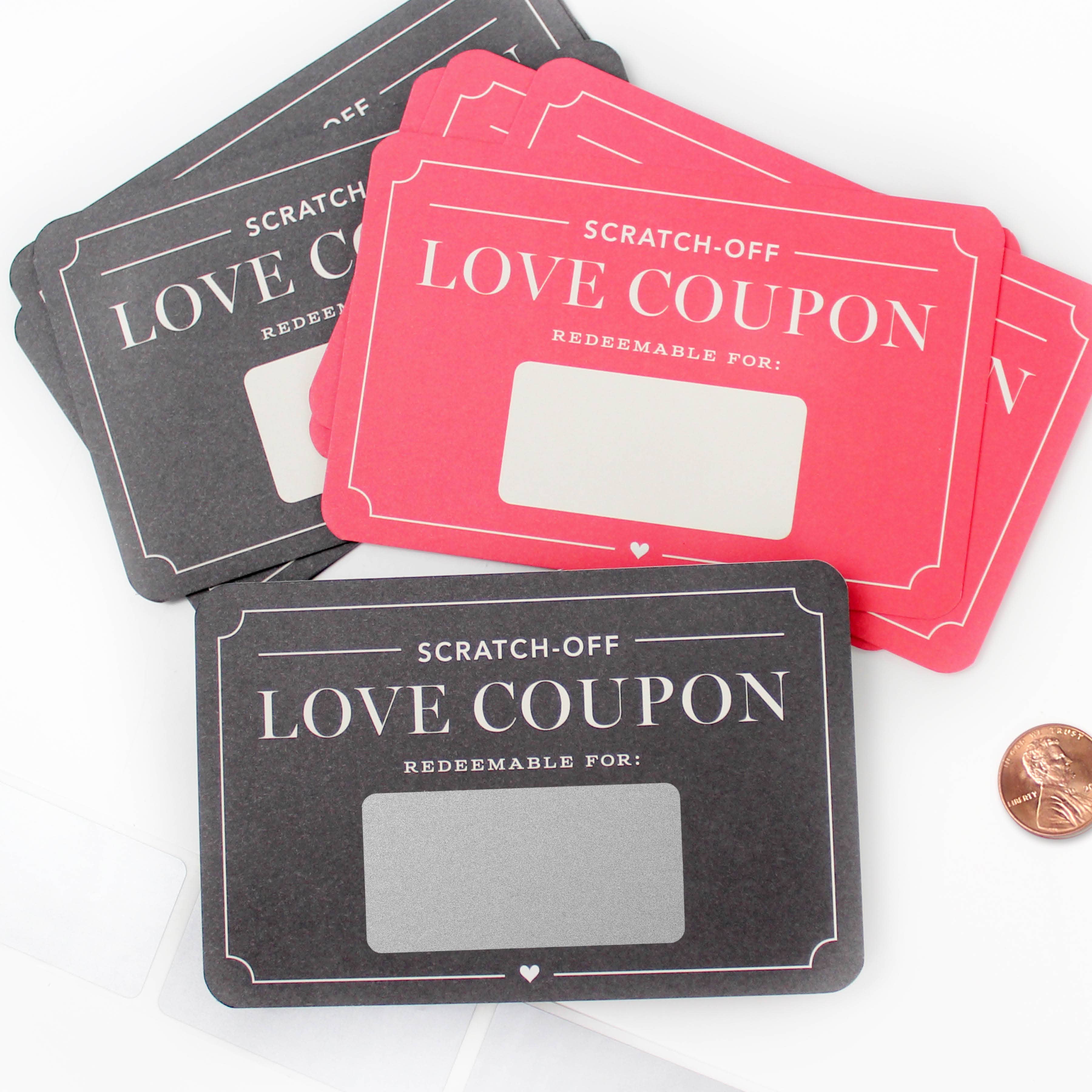 Inklings Paperie - Vente Cartes de déclaration d'amour - Bons à gratter - Love Coupons3