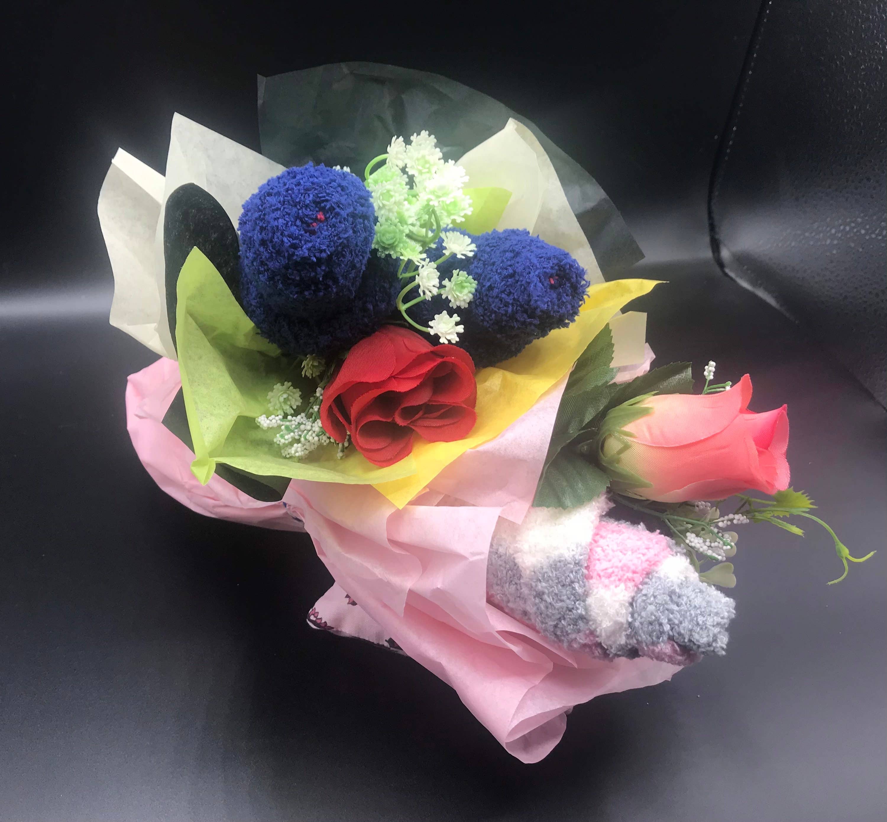 KCK Gifts – wholesale Gag gift/novelty gift – SINGLE SOCK ROSE2