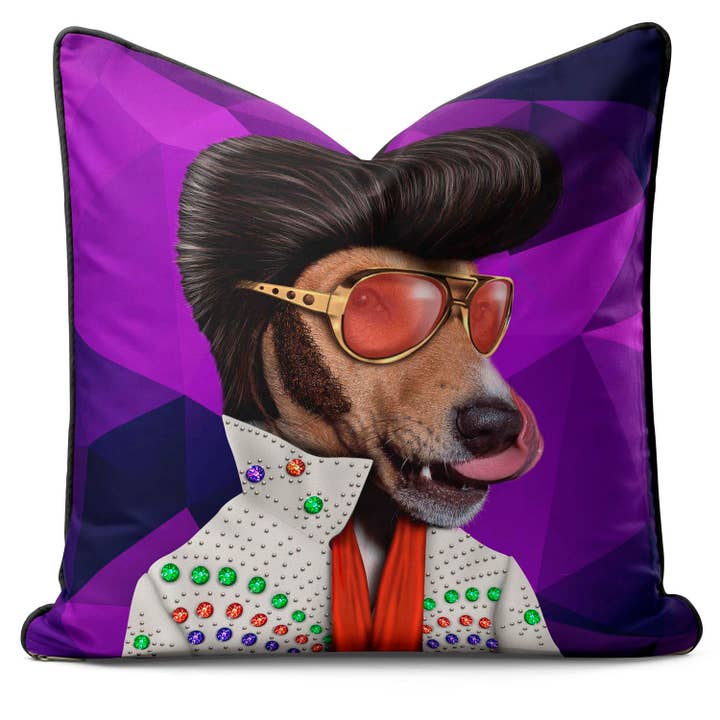 Vegas Geometric - Coussin Pets Rock pour la vente par ART CUSHIONS