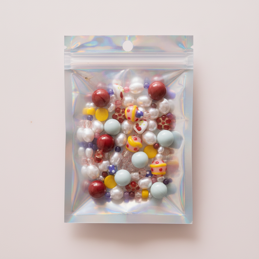 Atelier Jean - Wholesale DIY Craft Kit - JEAN 'N SIP DIY BOX KETTING // FUNKY BEADS CLUB4