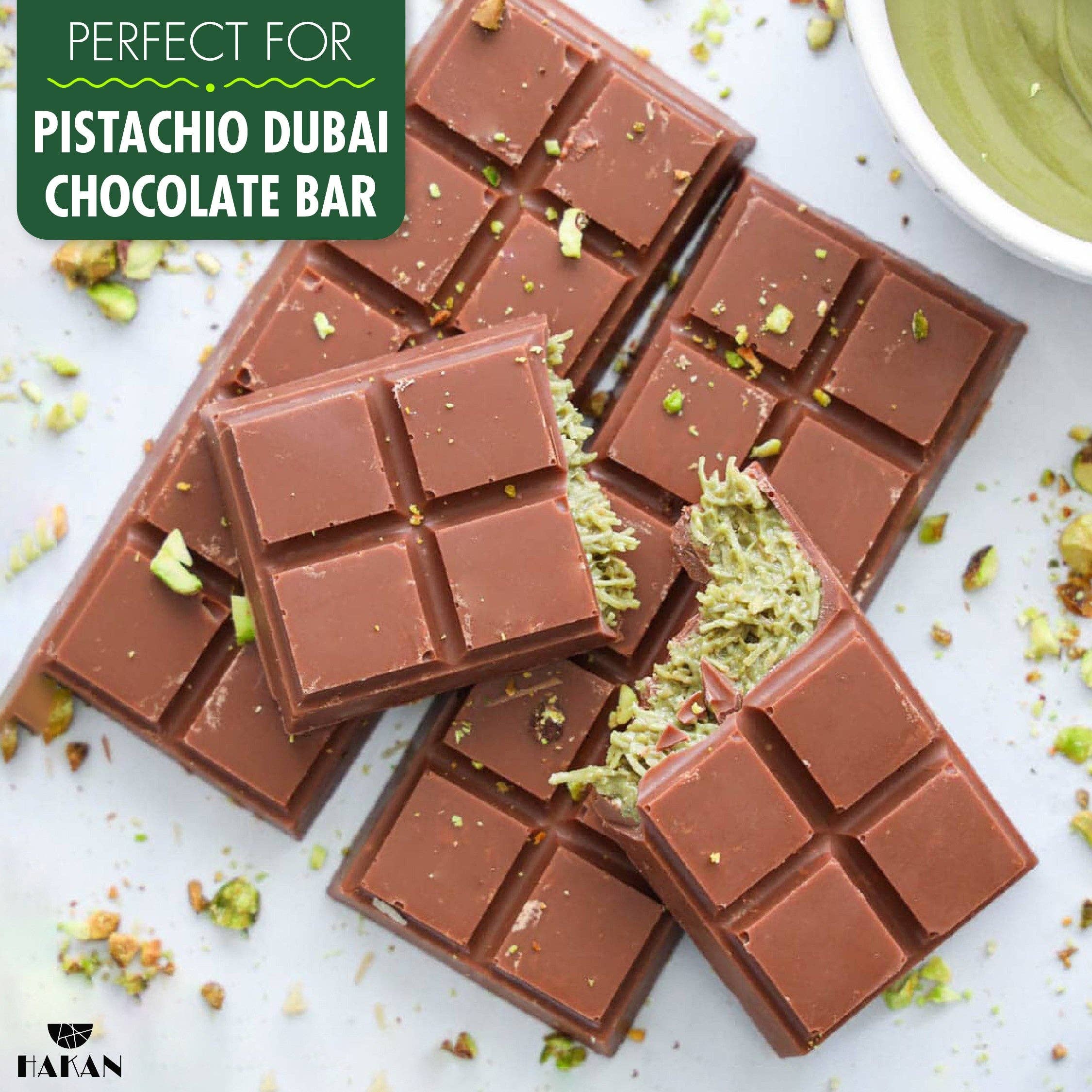 Hakan - Wholesale Nut Butter - Hakan Pistachio Cream, Pistachio Butter for Dubai Chocolate4