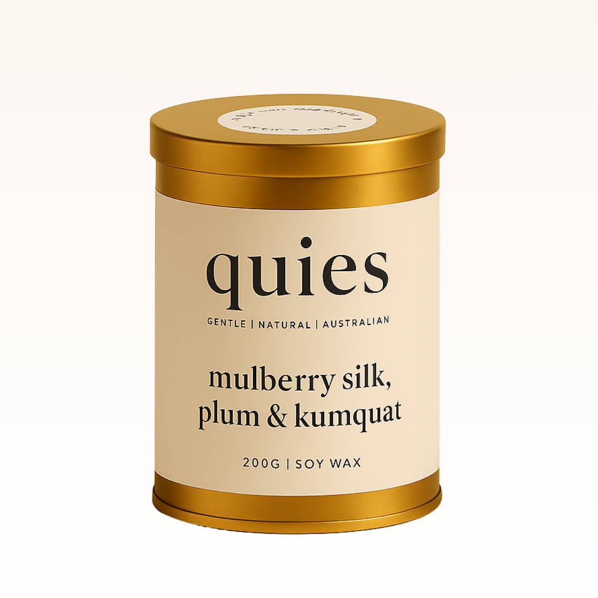quies selfcare - Wholesale Jar/filled candle - quies Candle - mulberry silk, plum & kumquat