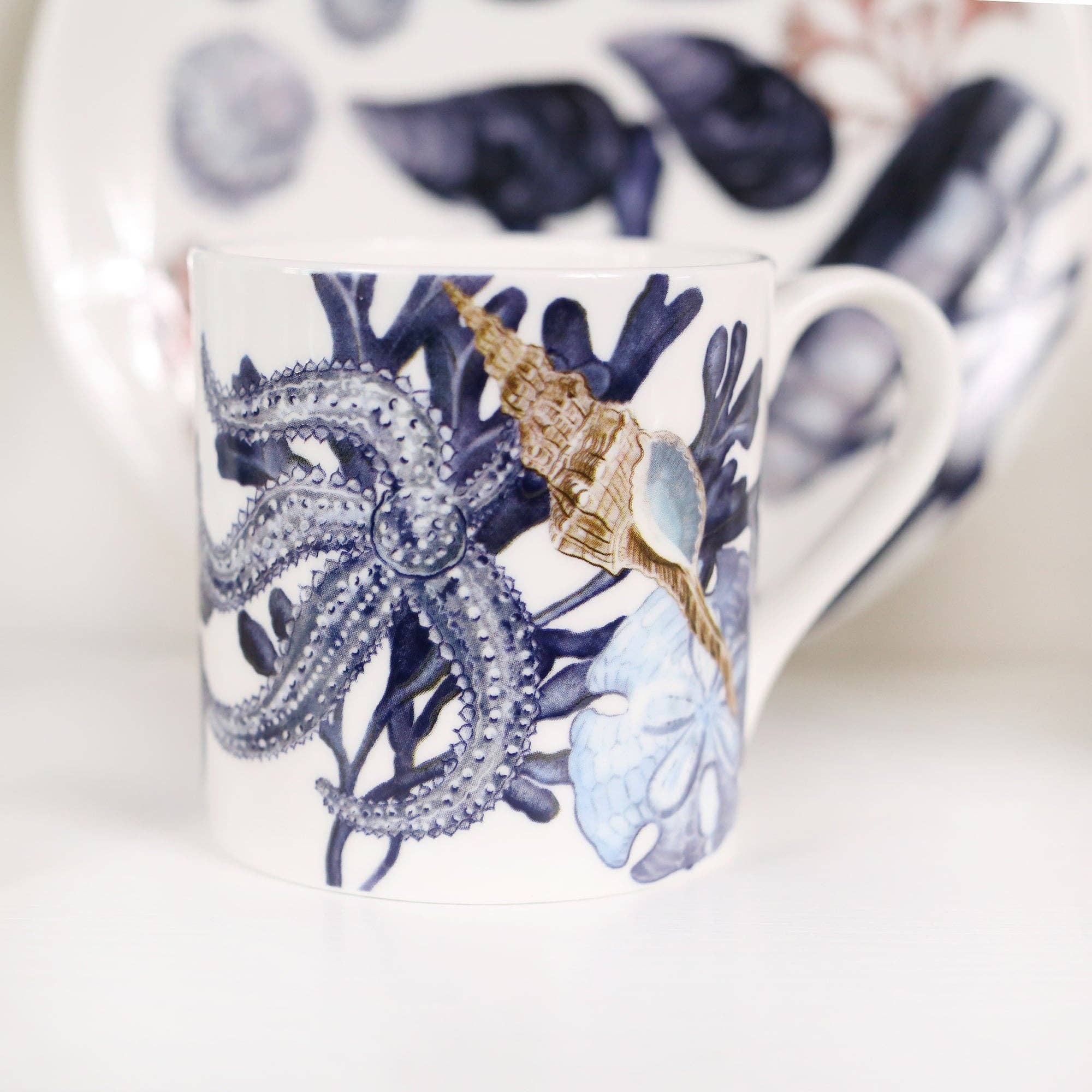 Cream Cornwall – wholesale Kaffekoppar – Bone China Beachcomber mugg4