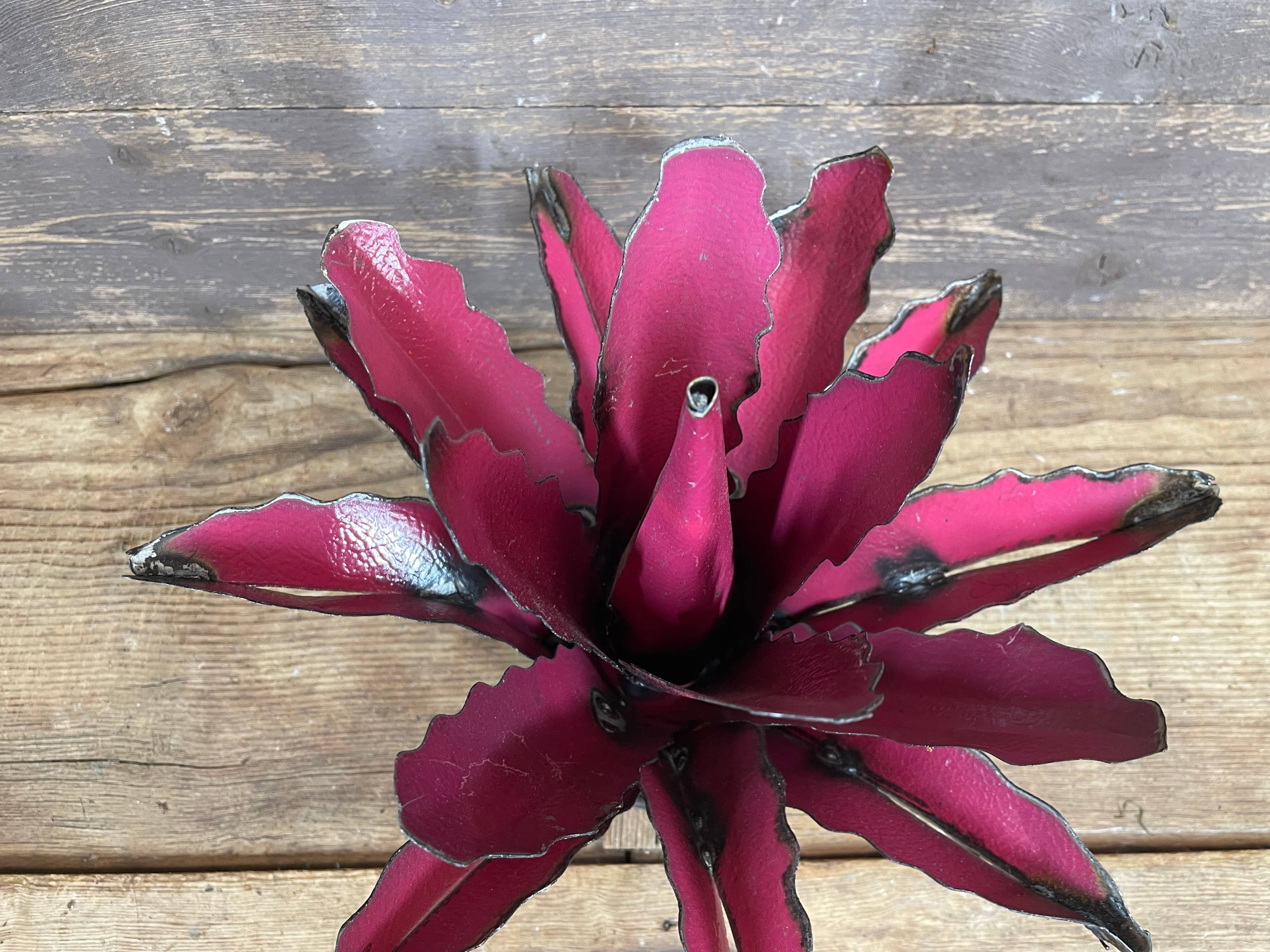 My Amigos Imports - Vendita all'ingrosso Decorazioni da tavolo - Maguey Agave Cactus di Metallo Colorato-Cactus-33x28 cm-NUOVO19