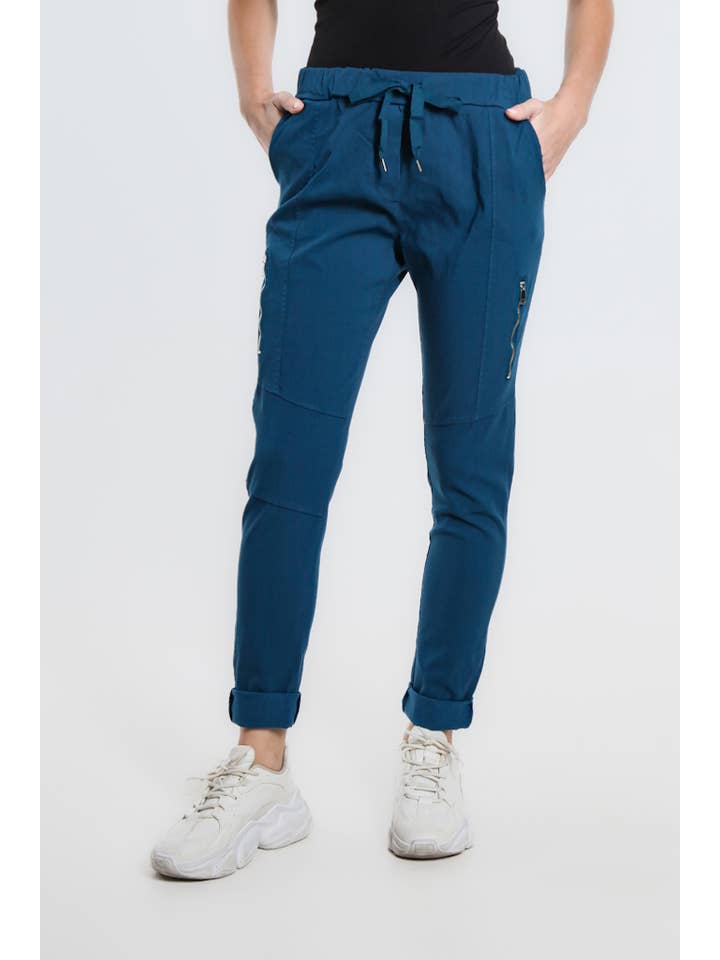 TINA Stephens Italy/Tees By Tina - Wholesale Pants - Women's - Danica Side Zipper Pant (PL155)28