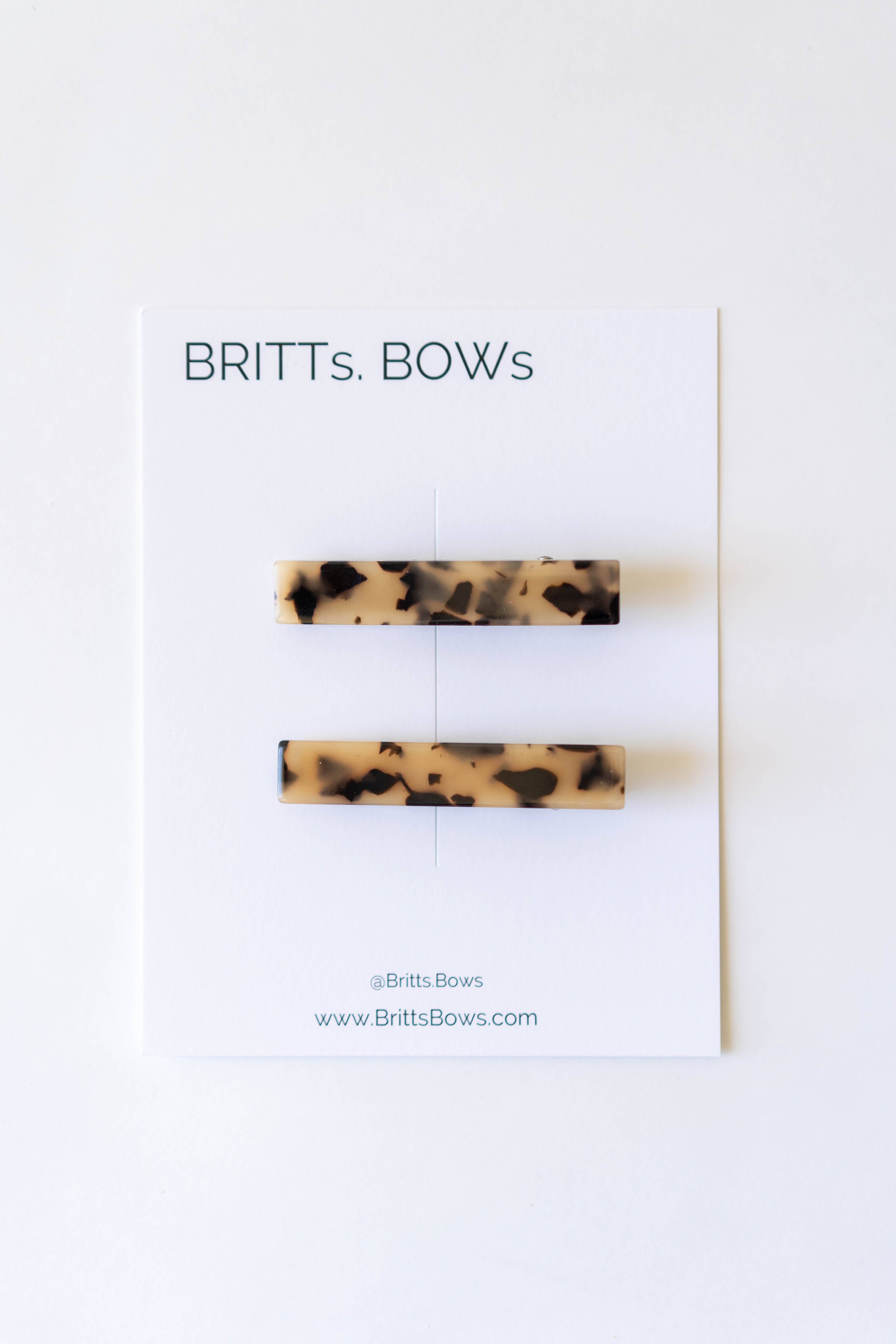 BRITTs. BOWs - Wholesale Hair Clip - Women's - Single Bar Clips- Set of 27
