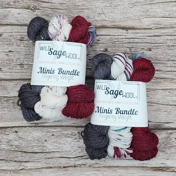 Collezione Hearth + Hollow Minis - Fingering - RTS per la vendita all'ingrosso da parte di Wild Sage Wool