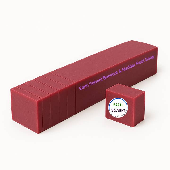 Earth Solvent - Wholesale Bar Soap - Natural Organic Soap Loaf - Pre-cut 1" 10 bars3