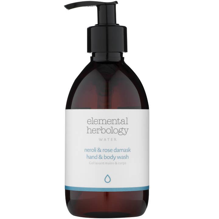 Nettoyant damassé pour les mains et le corps au néroli et à la rose (9,8 fl. oz.) pour la vente par Elemental Herbology