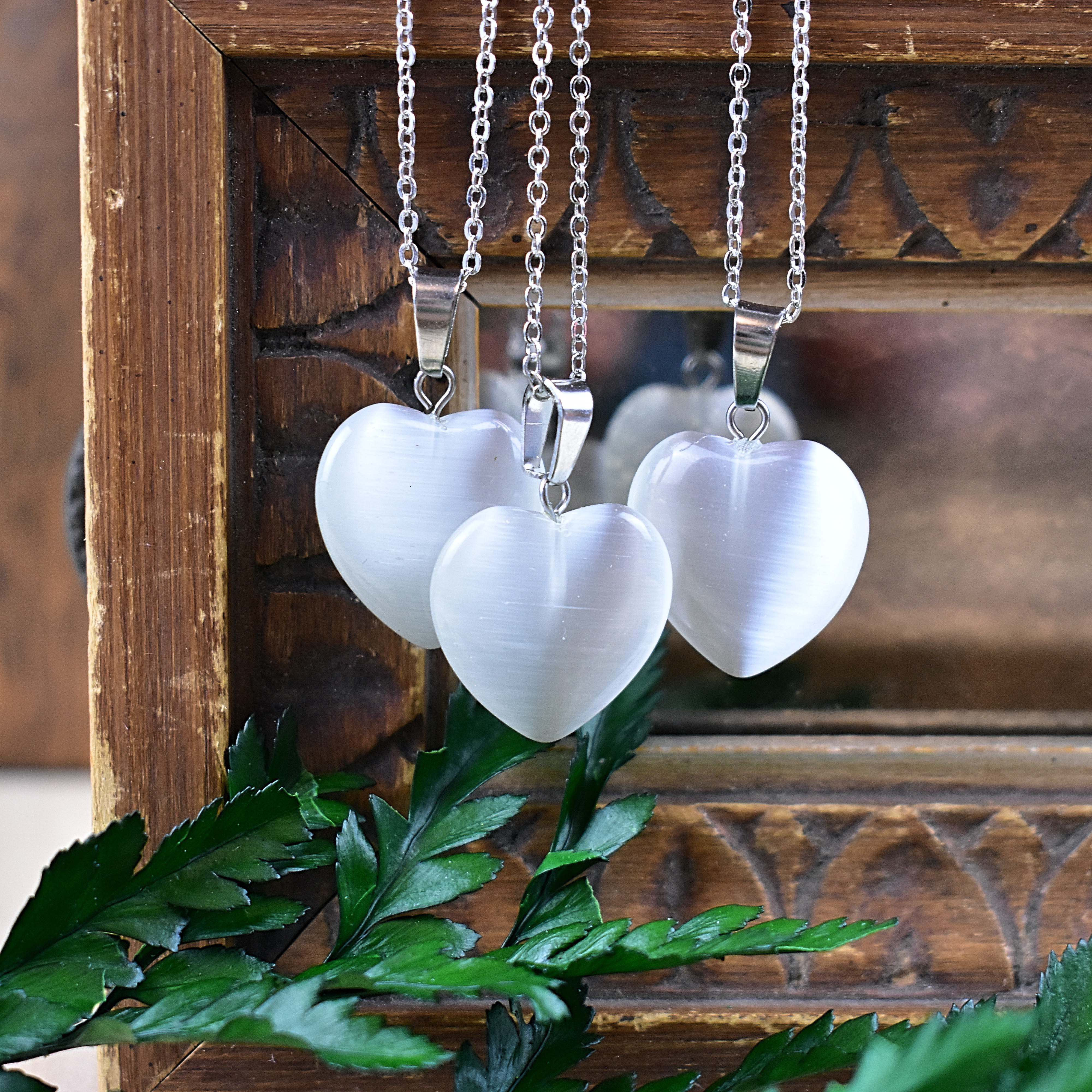 Colgante símbolo Retro De Amor Corazón De Plata Cuero Blanco Trenzado Collar Gargantilla 
