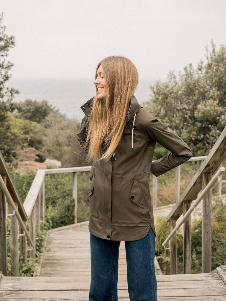 Women's Go Travel Rain Jacket for wholesale by Kosan Travel