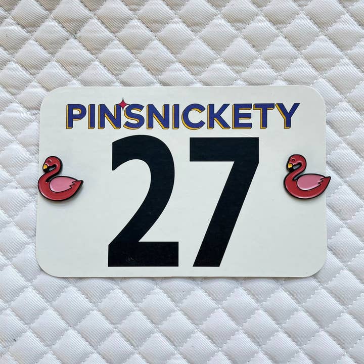 Flamingo Pins for wholesale by Pinsnickety