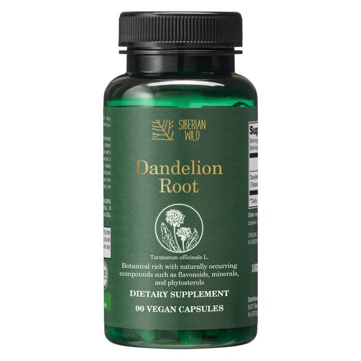 SiberianGreen - Wholesale Oral Supplement/Vitamin - Siberian Wild Dandelion Root Capsules – 1500mg Vegan Liver Support4