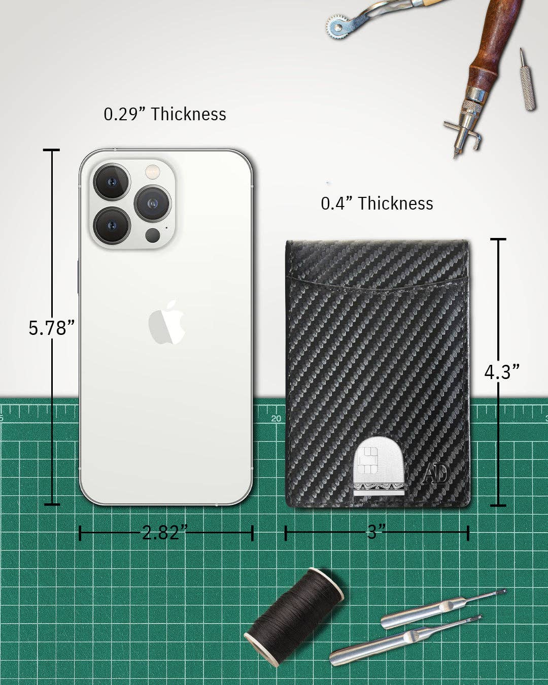 Access Denied Accessories - Wholesale Wallet - Men’s - Real Leather Wallets For Men Money Clip Bifold Wallet RFID4