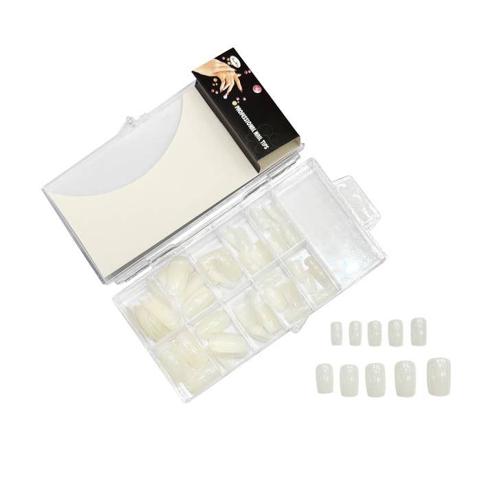 100 Stück Großpackung künstliche Acrylnägel Verschiedene Größen Quadratische Spitze für den Großhandel von Laaon