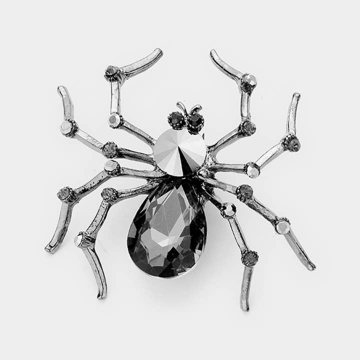 Sensibling Corp. - Wholesale Brooch - Crystal Spider Pin Brooch
2