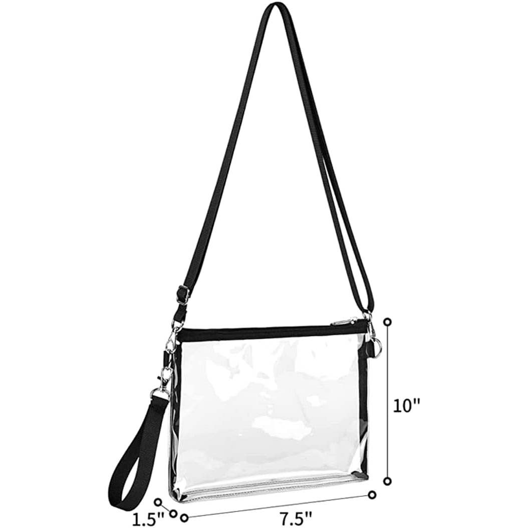 Diacly - Wholesale Crossbody Bag - Women's - Attached Handle Clear Transparent Crossbody Shoulder Bag2