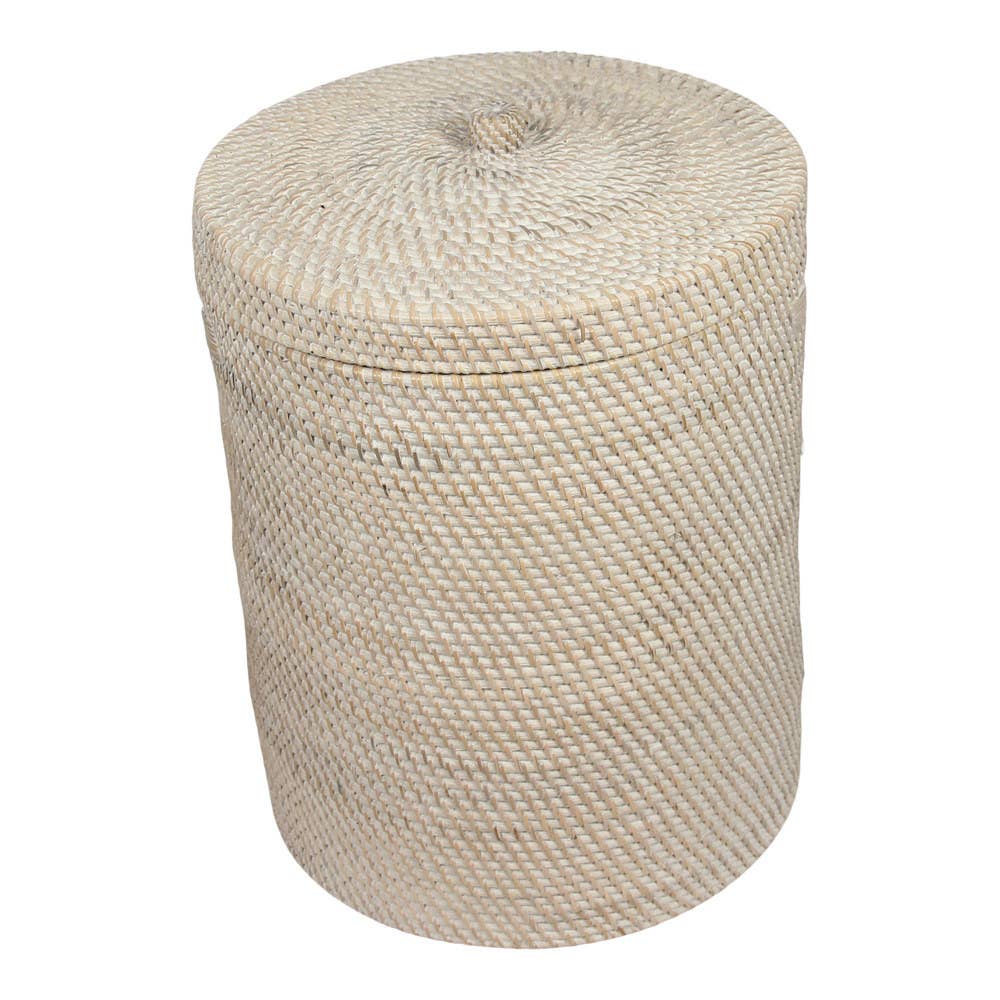 EARTHWARE - Wholesale Basket - Basket with lid rattan Zazu L0