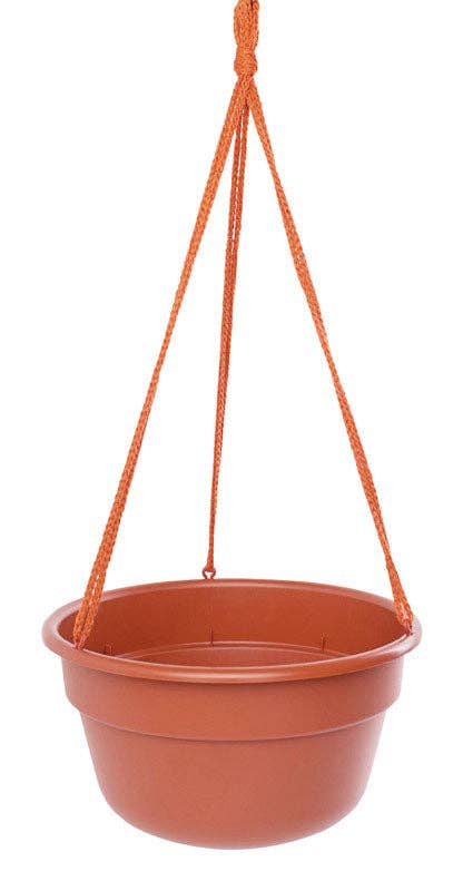Everyday Supply Co - Wholesale Hanging Planter - Bloem 12" Resin Dura Cotta Hanging Basket - Terracotta0