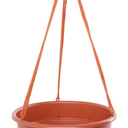 Everyday Supply Co - Wholesale Hanging Planter - Bloem 12" Resin Dura Cotta Hanging Basket - Terracotta