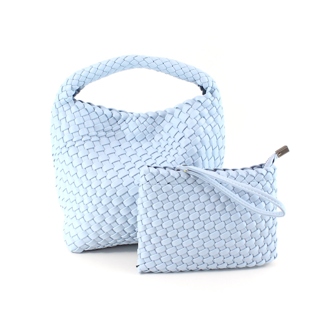 Pretty Persuasions - Vendita all'ingrosso Borsa a tracolla - Donna - Borsa a tracolla hobo in tessuto medio P24015 con custodia per cosmetici19