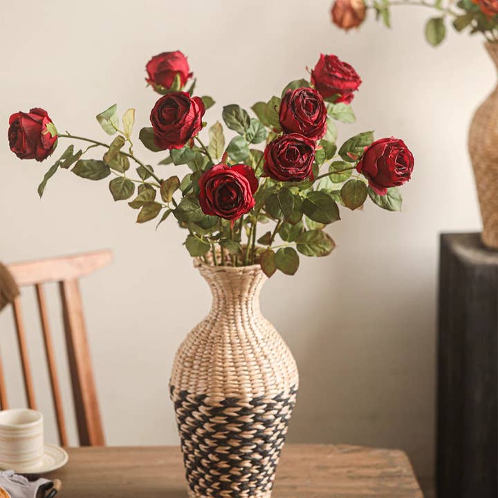 Rustic Reach - Wholesale Artificial Flowers - Artificial Single Rose Stem 28.7" Tall2