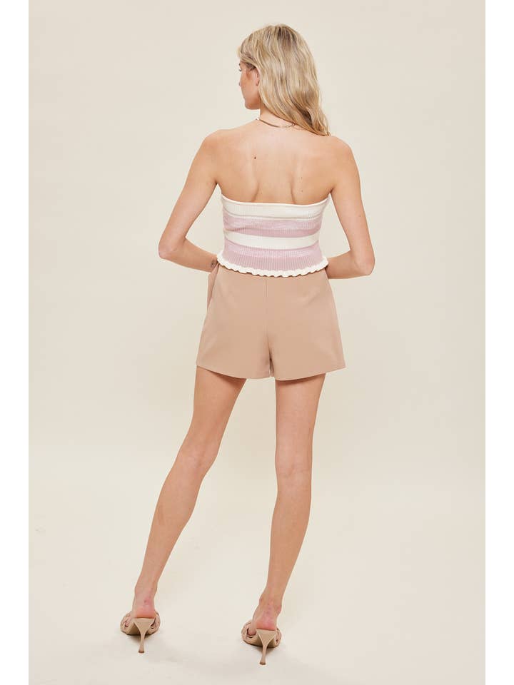 idem ditto – wholesale Skirt – Women’s – CLASSIC WRAP MINI SKIRT WITH ATTACHED BELT BUCKLE19