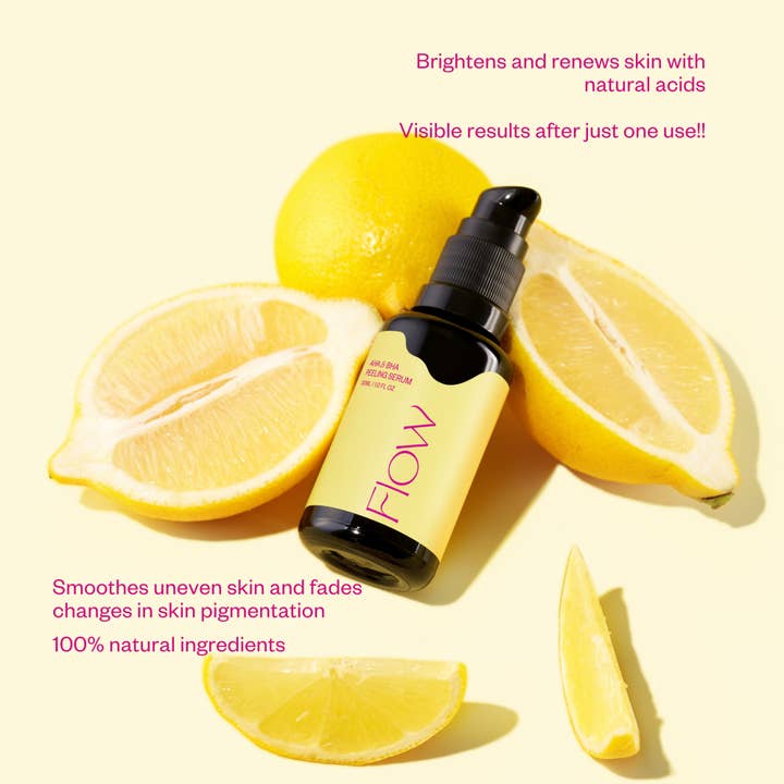 Flow Cosmetics - Wholesale Facial Serum/Concentrate - AHA & BHA Peeling Serum1