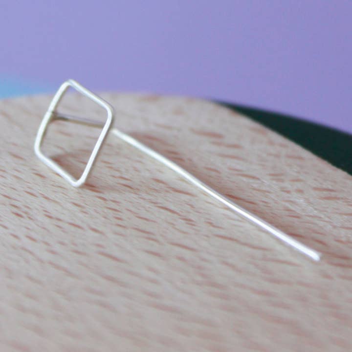 Soek. Atelier - Wholesale Hangende/ronde oorbellen - Oorbel Square Mid | Stoere steker0