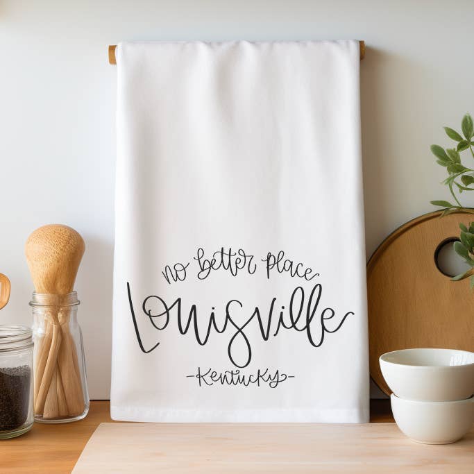 No Better Place *Cidade Personalizada* Toalha de Chá por atacado de Doodles By Rebekah