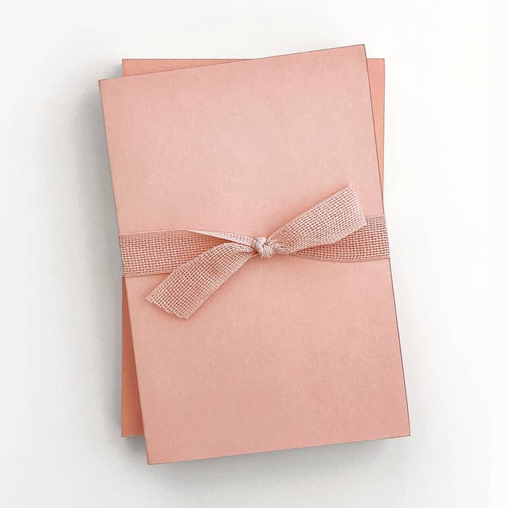 Blush Jotters with Gold edging (set of 2) for wholesale by Wms&Co.