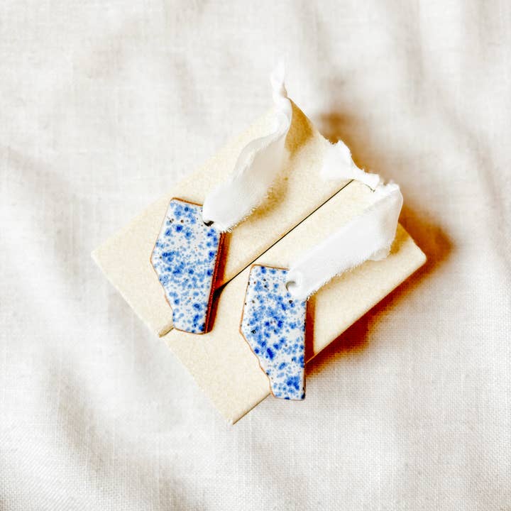 Ceramic Alberta Ornament | Winter Wonderland | Made To Order for wholesale by SarahBeePottery