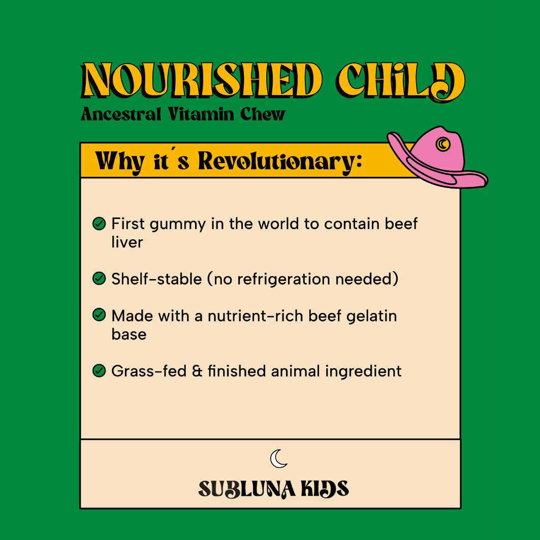 SubLuna - Wholesale Oral Supplement/Vitamin - Nourished Child: Ancestral Vitamin Gummy - Chocolate Cherry6