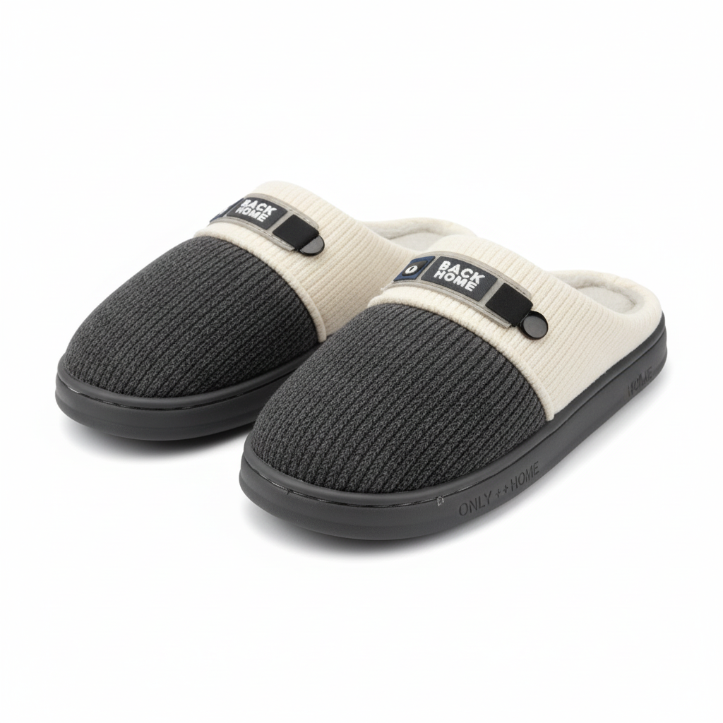 FLUFFERY - Wholesale Slippers - Men's - Texlina Men's Slippers (Pack of 12 Pairs)3