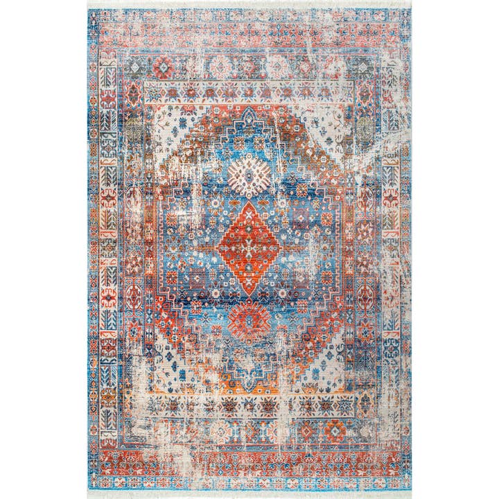 Farley Medallion Fringe Area Rug for wholesale by nuLOOM