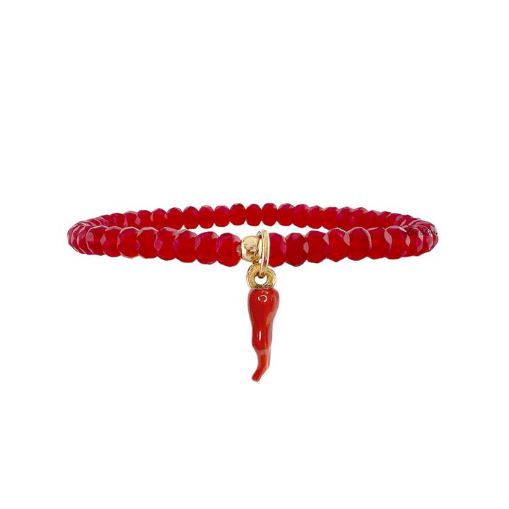 Love, Lisa - Wholesale Charm/Dangle Bracelet - Italian Red Horn Cornicello Bracelet5