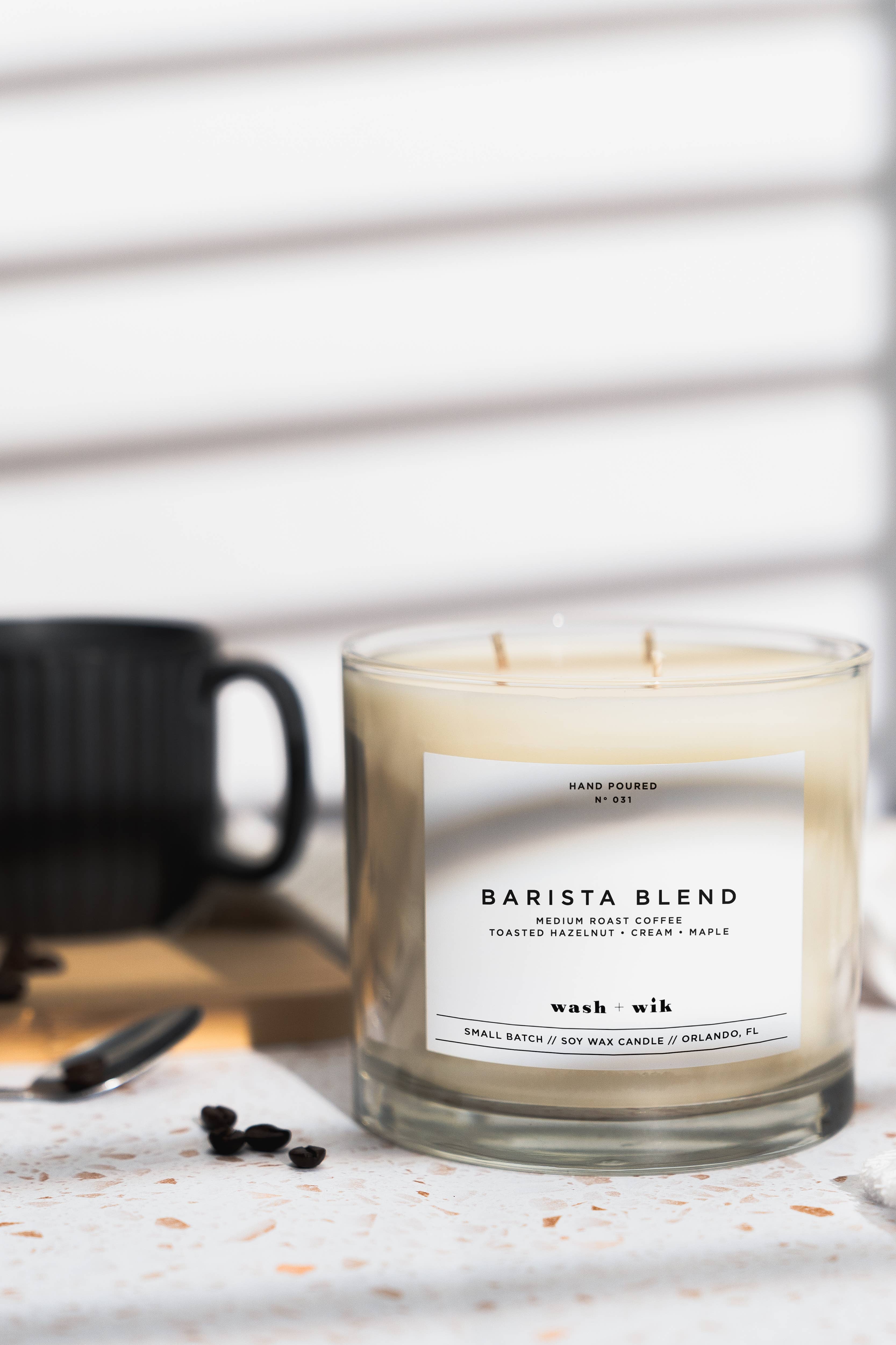 Wash and Wik - Wholesale Jar/Filled Candle - 3 Wick - 35oz Vessel - 2 Pound Soy Wax Candle by Wash + Wik33