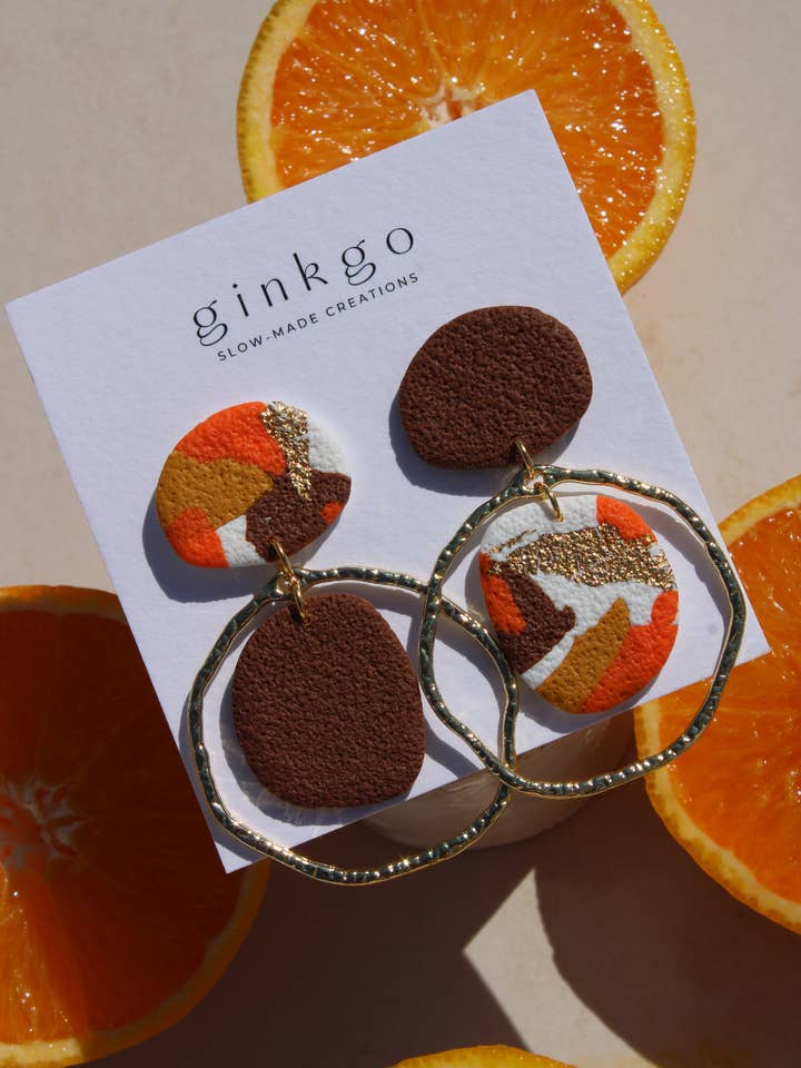 Ginkgo - Big Orange for wholesale by Ginkgo Creations