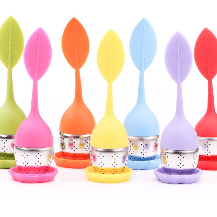 Organitea Australia - Wholesale Tea strainer/infuser - SILICONE INFUSER-ORANGE1