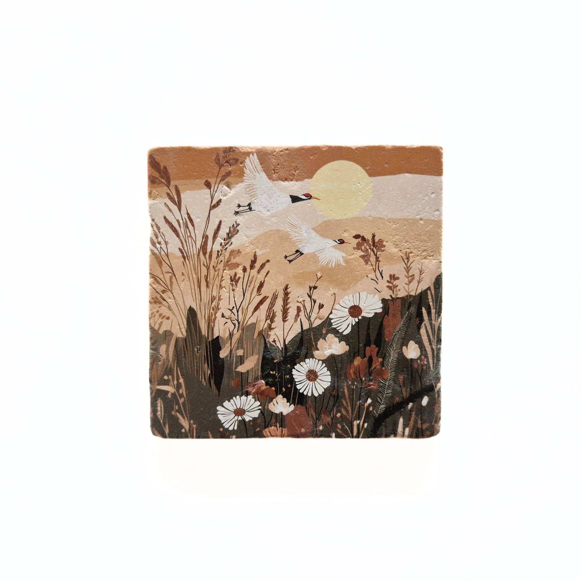 Artige BV - Wholesale Sculpture - Bloemenveld - natuursteen tegel0