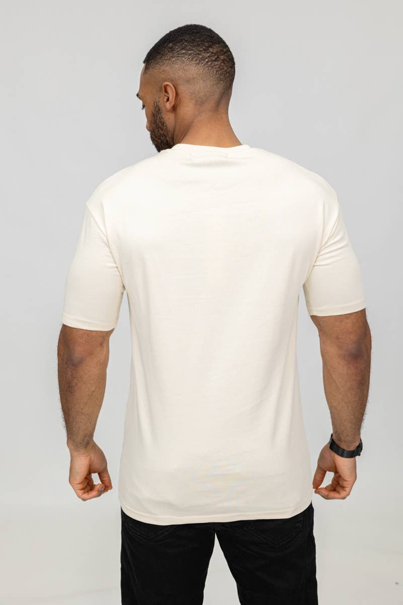 Zayne Paris - Wholesale T-Shirt - Men's - plain oversized round neck t-shirt tx920-2
