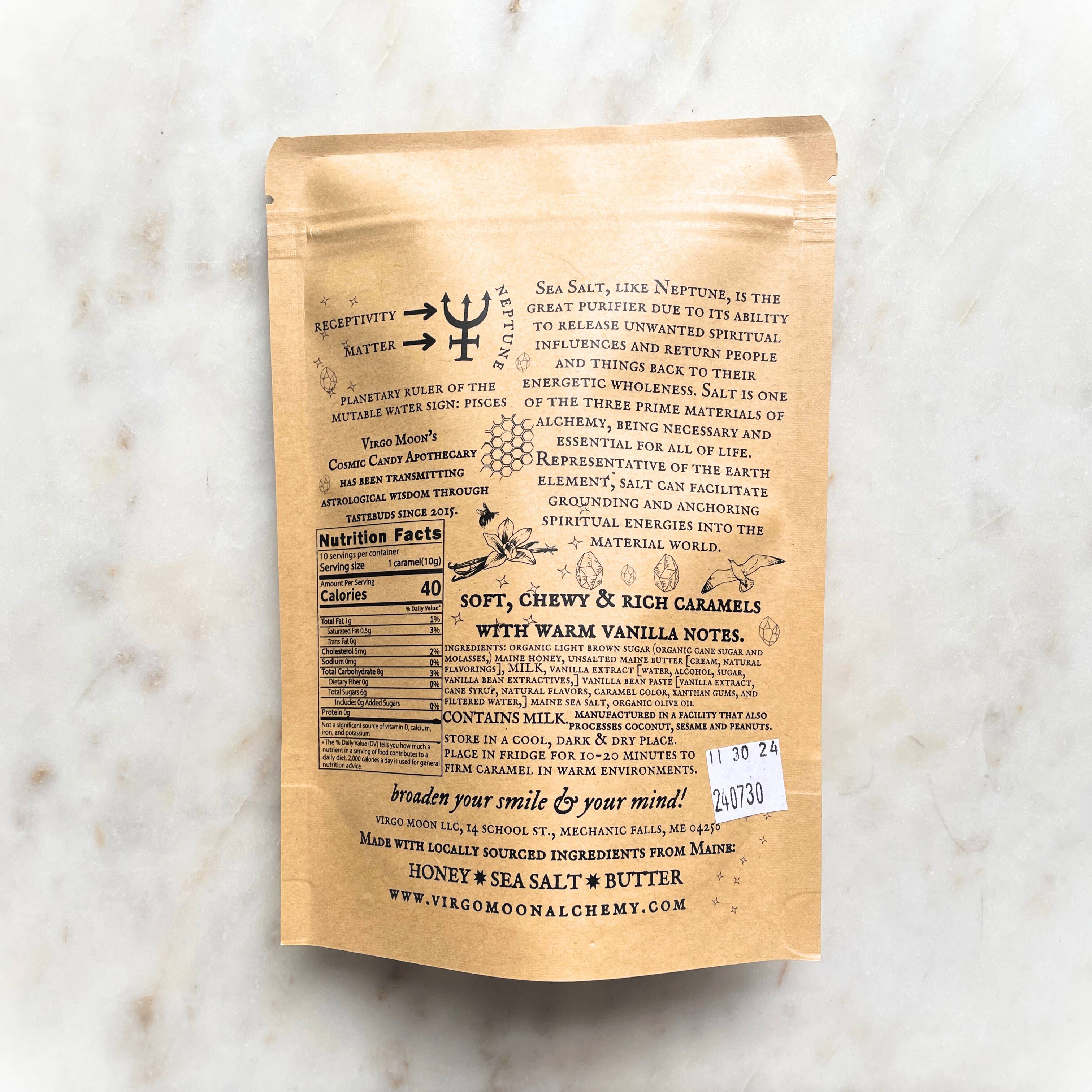 Virgo Moon - Wholesale Caramel - Sea Salt & Honey Caramels2