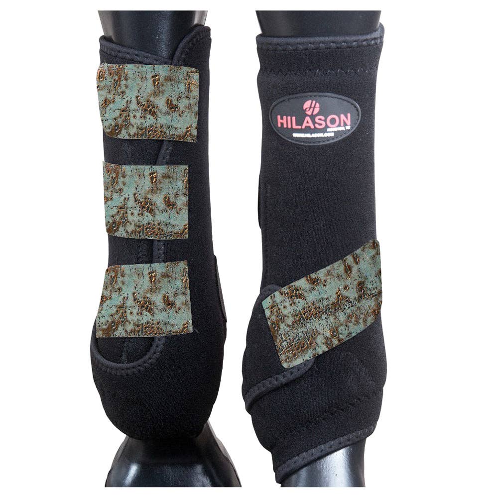 HILASON - Wholesale Horseback Riding Gear - HILASON L M S Horse Front Leg Sport Boots | Jumping Printed6