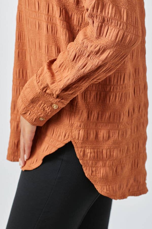 Mystree - Wholesale Button Down Shirt - Women's - 60209 Textured Button Down Shirt29